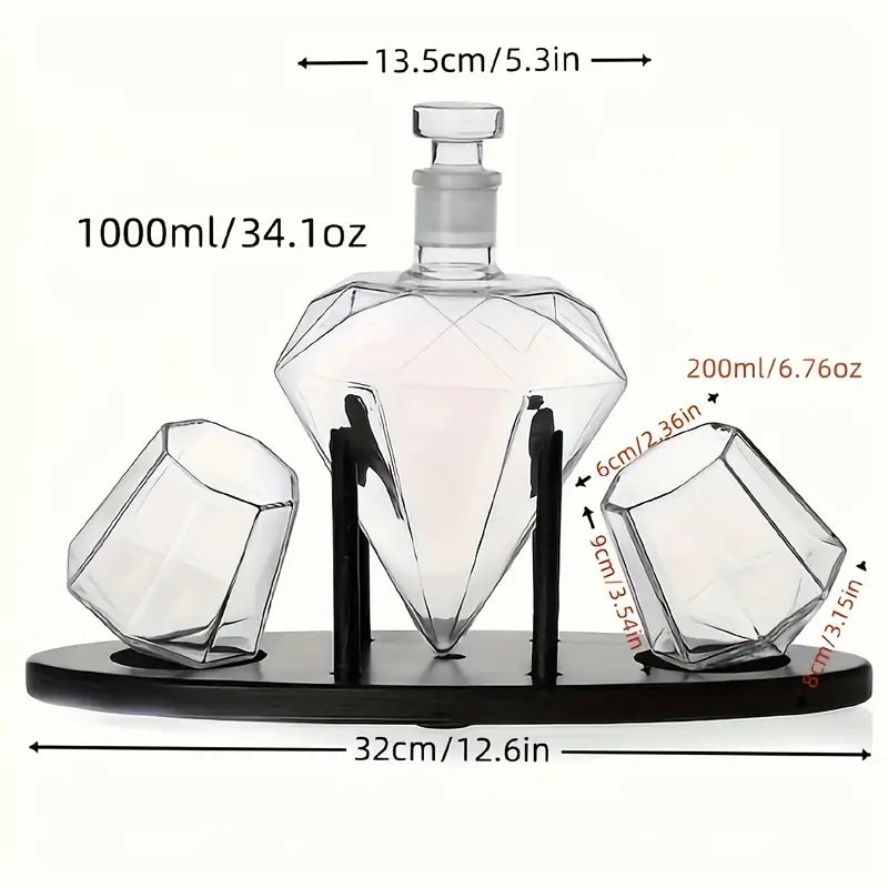 Diamond Decanter Gift Set