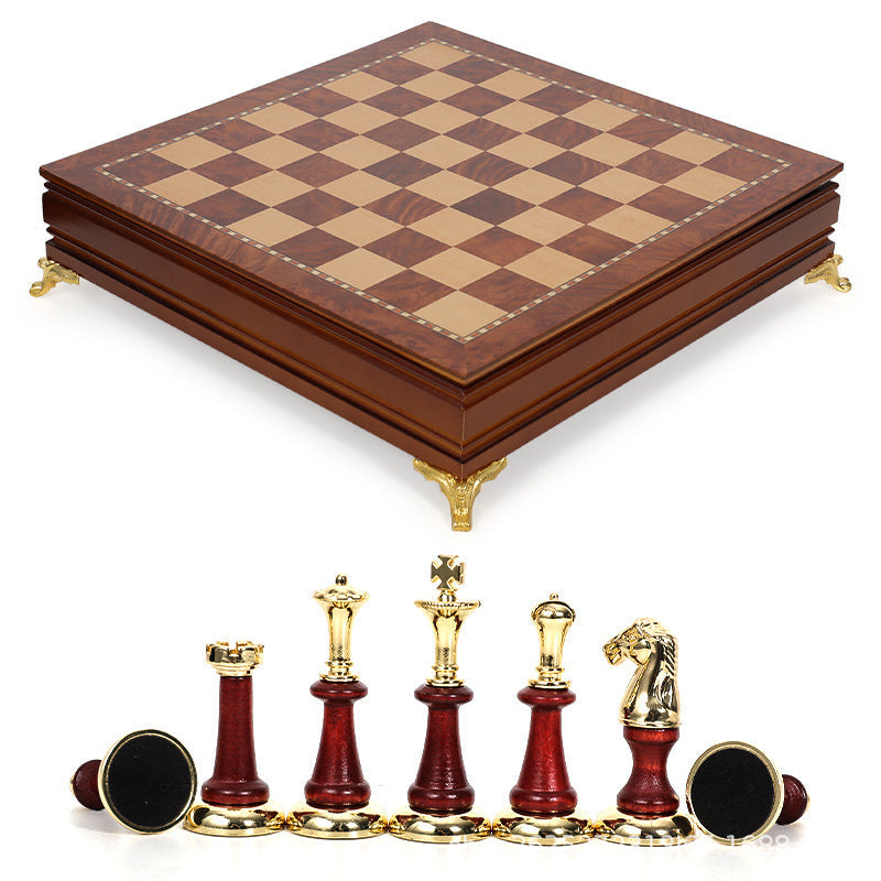 Luxury Chess Set with Storage – Executive Game Board Gift