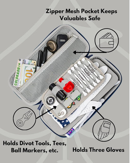 Golf Glove & Accessory Caddy – Black