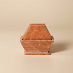 Hexagonal Marble Coasters – Rojo Alicante Stone