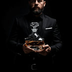 Storm Japanese Crystal Whisky Decanter