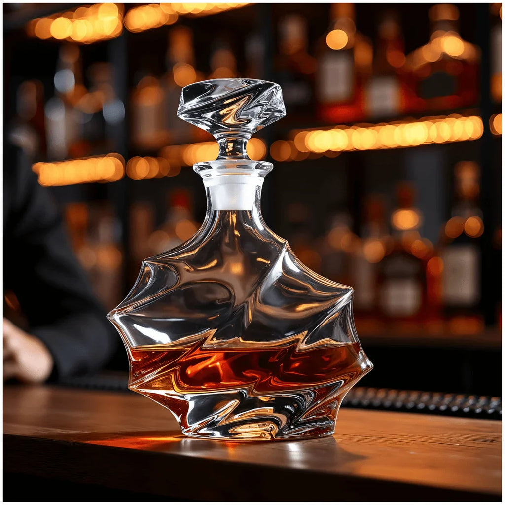 Storm Japanese Crystal Whisky Decanter