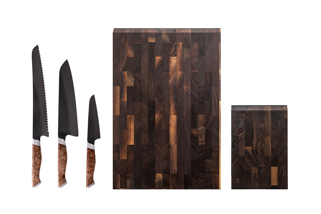 Signature Knife & Board Set – Professional Kitchen Essentials
