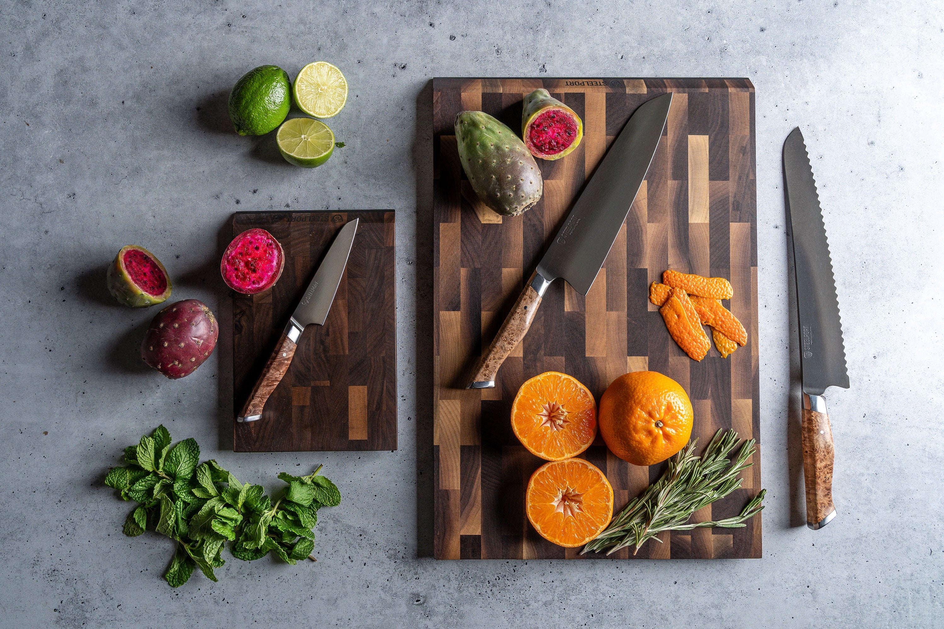 Signature Knife & Board Set – Professional Kitchen Essentials